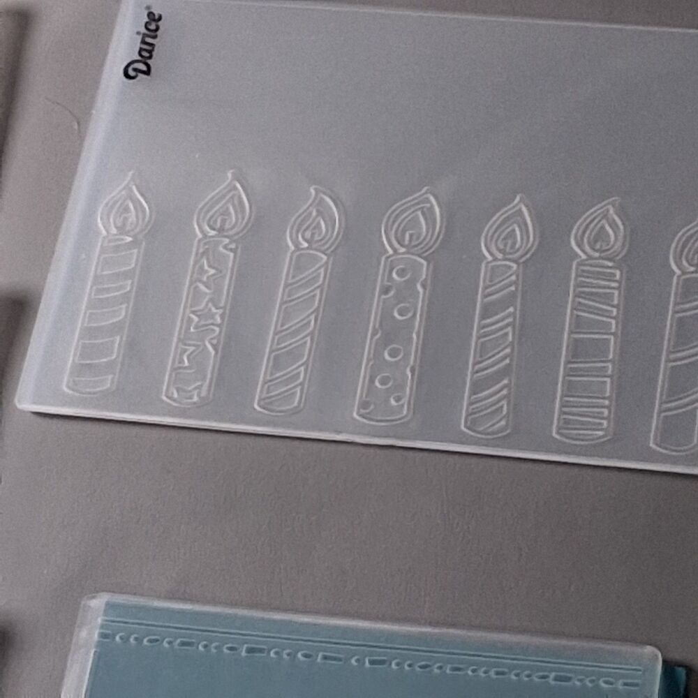 Lot of 9 Sizzix Cuttlebug Darice Embossing Folders Sweet Baby Birthday Scrapbook - Picture 7 of 11
